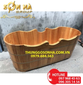 Bồn tắm gỗ Sơn Hà 