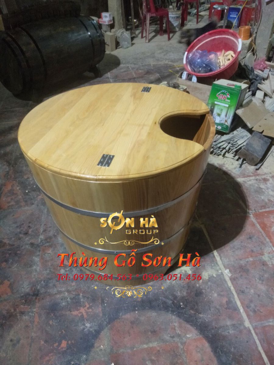 Sản phẩm bồn tắm gỗ Pơ Mu tại Sơn Hà