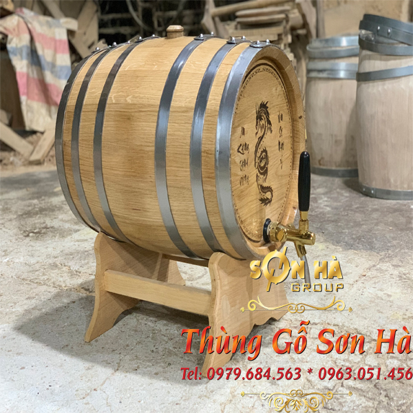 Giới thiệu về thùng gỗ Sồi 6 đai sắt ngâm ủ rượu