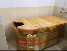 Bán bồn tắm gỗ tròn cao cấp, chất lượng cao