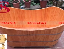 Mẫu bồn tắm gỗ thông Nhật được ưa chuộng nhất hiện nay