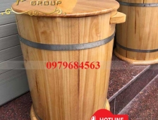 Có nên sử dụng thùng gỗ đựng gạo trong gia đình