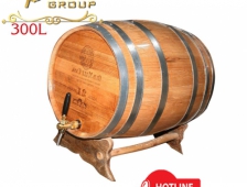 Địa chỉ mua thùng rượu gỗ sồi 300L giá rẻ