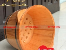 Địa chỉ nào bán chậu ngâm chân massage bằng gỗ sồi uy tín?