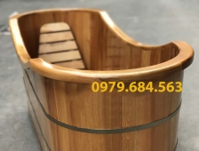 Tất tần tật về bồn tắm gỗ dáng nằm