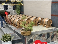 Thông tin chi tiết về thùng gỗ sồi 50 lít cao cấp