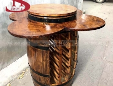 Tủ bày rượu thùng gỗ sồi nở cánh bạn đã biết chưa?