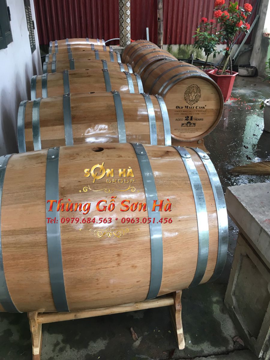 Mua thùng rượu gỗ sồi tại quận Hoàng Mai uy tín