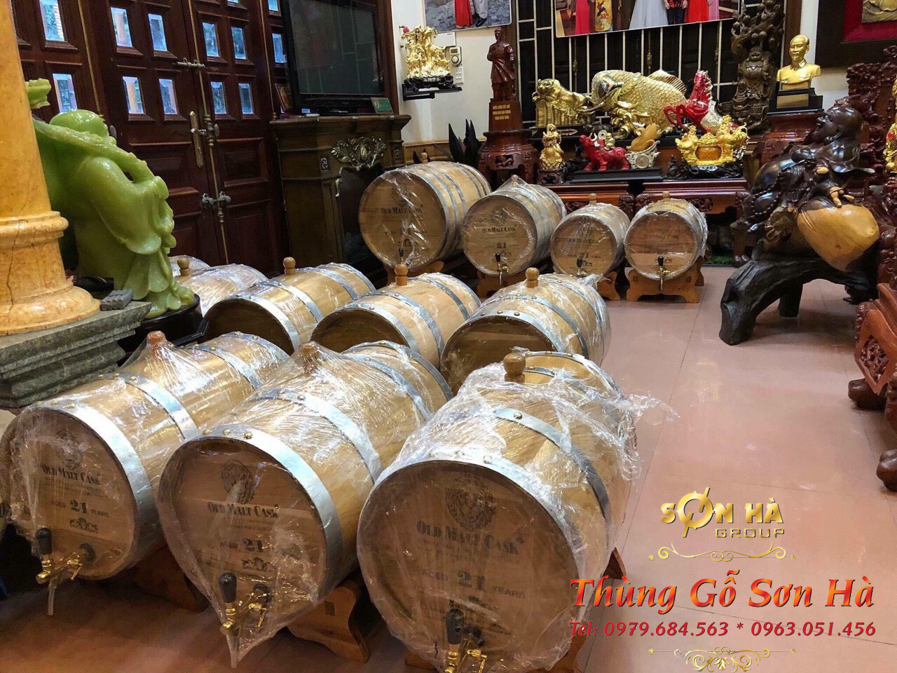 Địa chỉ uy tín cung cấp thùng rượu gỗ sồi tại Quảng Ninh - Hạ Long