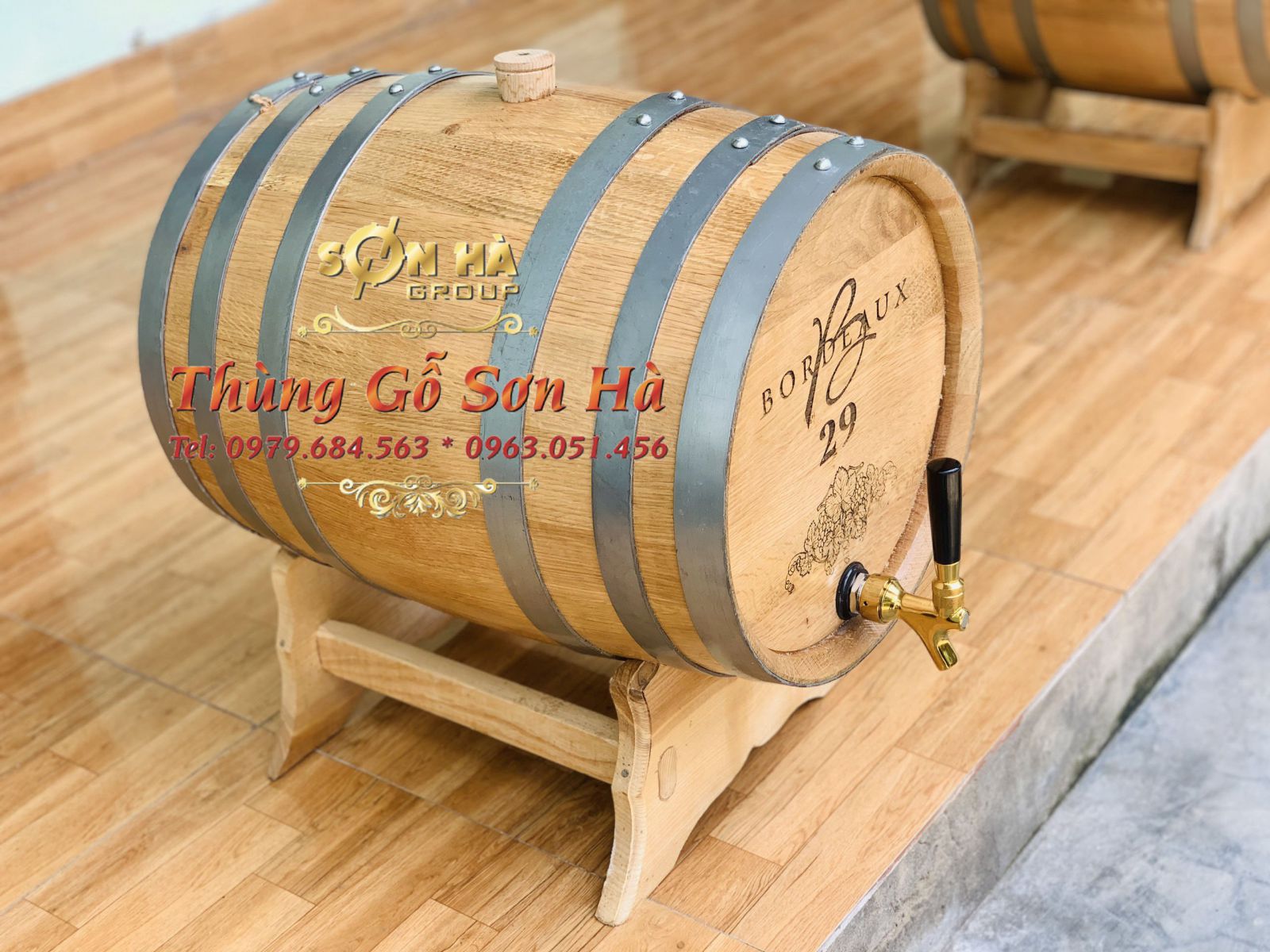 Cách ngâm rượu bằng thùng rượu gỗ sồi chuẩn