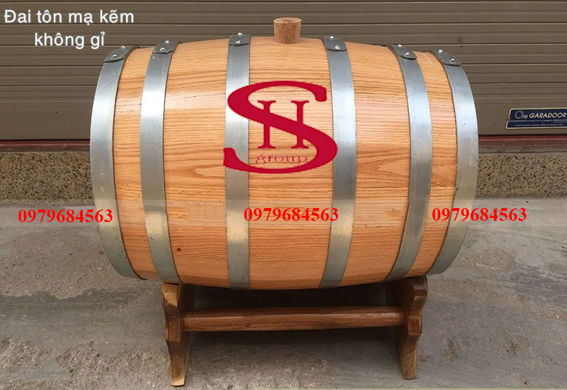 Thùng gỗ sồi đựng rượu nhập khẩu
