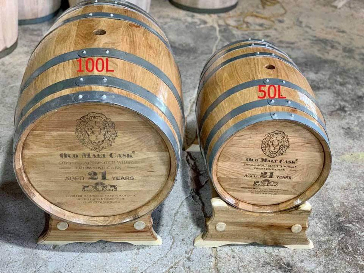 Lợi ích khi ngâm rượu bằng thùng rượu gỗ sồi 50L