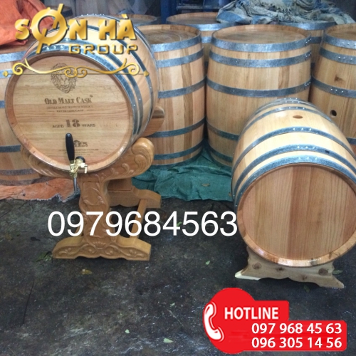 Phân loại thùng rượu gỗ sồi 100 lít