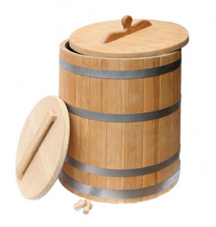 Thùng gỗ thường dùng làm thùng đựng gạo