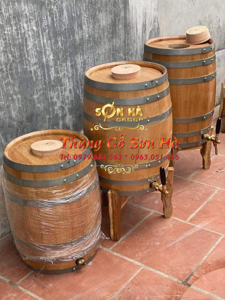 Địa điểm bán các thùng rượu gỗ sồi nhập khẩu 